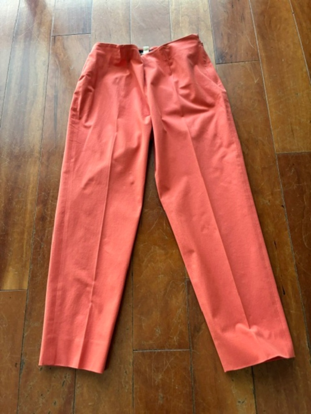 PIAZZA SEMPIONE "AUDREY" PANTS.  ORANGE.  SIZE 8/44